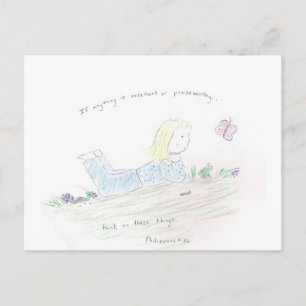 Carte Postale Réflexions positives