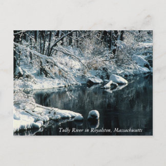Carte Postale Réflexions Royalston, le Massachusetts d'hiver