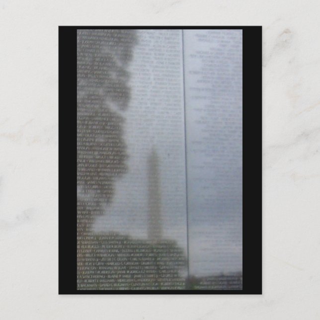 Carte Postale Réflexions sur le mur (Devant)