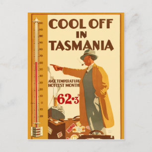 Carte Postale Refroidissez-vous en Tasmanie