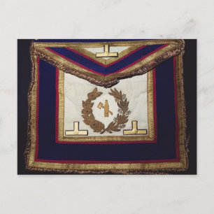 Carte Postale Régalie maçonnique, de l'Ordre de Turin