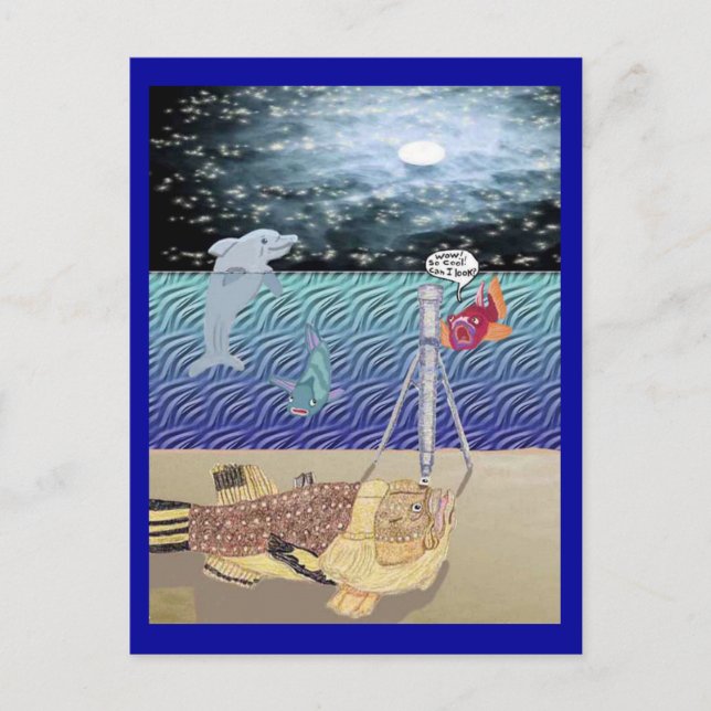 Carte Postale Regard Sur La Lune (Devant)