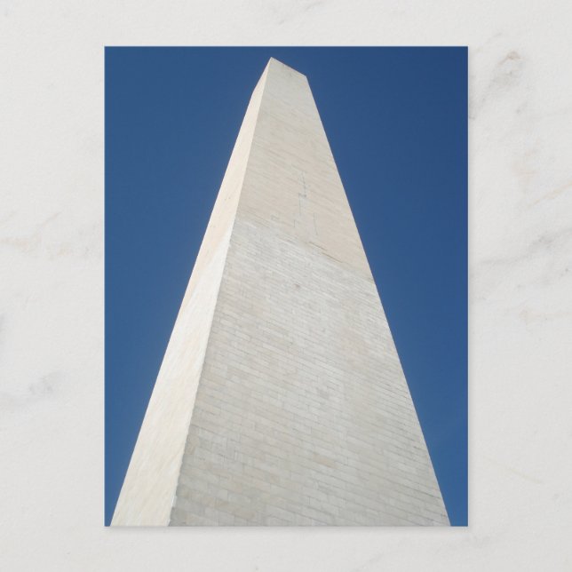Carte Postale Regard sur le Washington Monument (Devant)