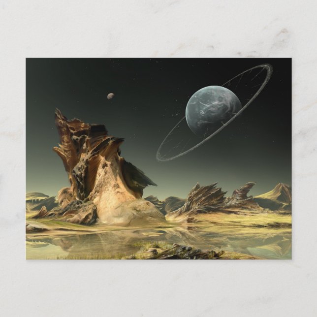 Carte Postale Regard vers la maison (Devant)