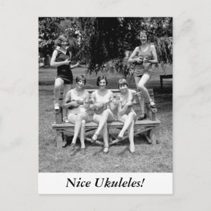 Carte Postale Regarde Ces Ukuleles ! - Années 1920