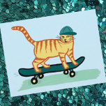 Carte Postale Regarde Meowt ! Skateboard Tabby PERSONNALISER de<br><div class="desc">VÉRIFIEZ MEOWT ! Avez-vous déjà vu un chat skateboard ? CUSTOMISEZ-le en ajoutant votre propre texte si vous le souhaitez. Découvrez cette carte de chat amusante et vérifiez dans mon magasin les articles plus assortis comme les tasses, les autocollants et plus encore. Et bien sûr plus de trucs de chat...</div>
