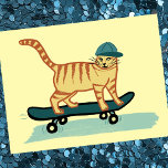 Carte Postale Regarde Meowt ! Skateboard Tabby PERSONNALISER de<br><div class="desc">VÉRIFIEZ MEOWT ! Avez-vous déjà vu un chat skateboard ? CUSTOMISEZ-le en ajoutant votre propre texte si vous le souhaitez. Découvrez cette carte de chat amusante et vérifiez dans mon magasin les articles plus assortis comme les tasses, les autocollants et plus encore. Et bien sûr plus de trucs de chat...</div>