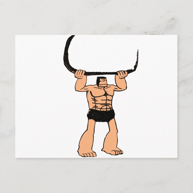Carte Postale Regardez ce Caveman (Devant)