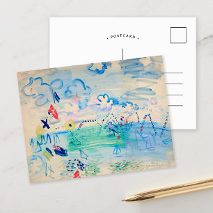 Carte Postale Régates à Cowes   Raoul Dufy