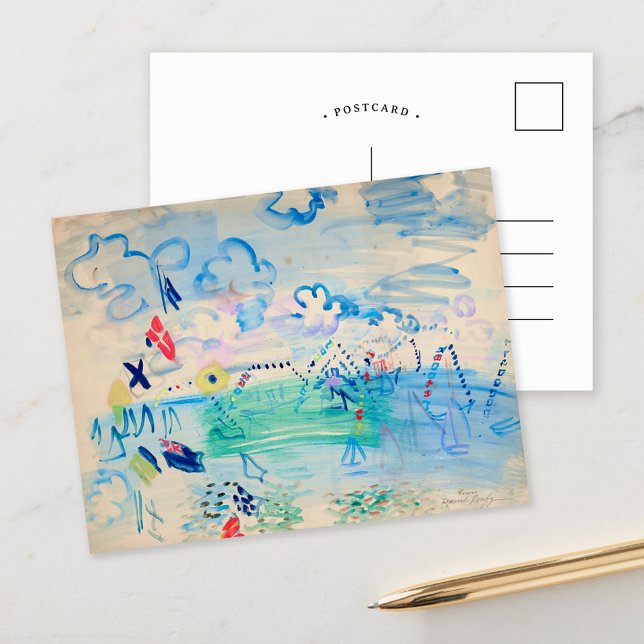 Carte Postale Régates à Cowes | Raoul Dufy (Créateur téléchargé)