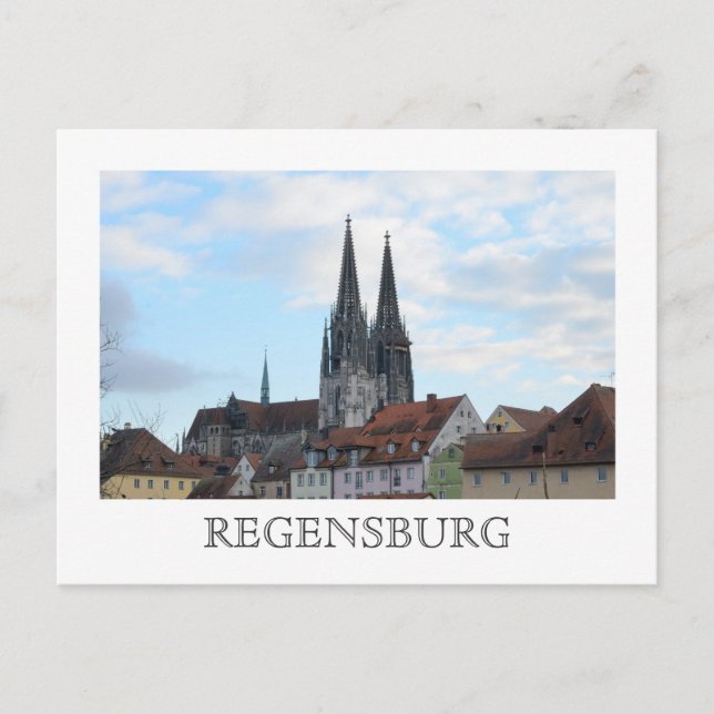 Carte postale Regensburg, Allemagne (Devant)