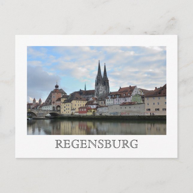 Carte postale Regensburg, Allemagne (Devant)