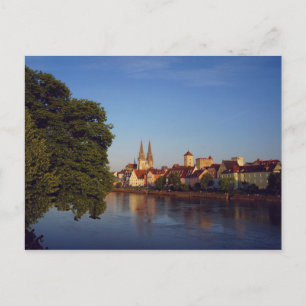 Carte Postale Regensburg am Abend