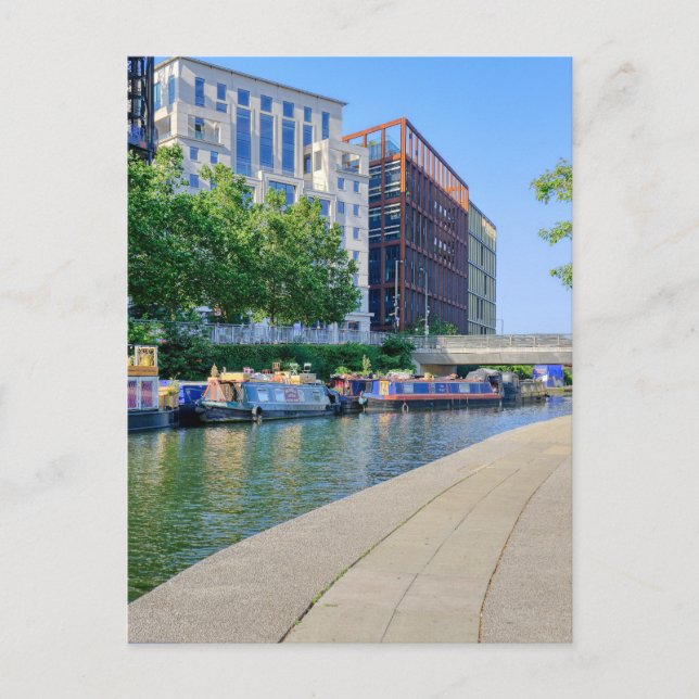 Carte Postale Regent's Canal, Kings Cross, London Postcard (Devant)