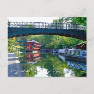Carte postale Regent's Canal London UK