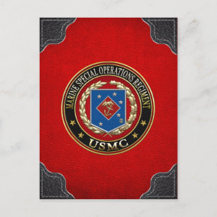 Carte Postale Régiment d'opérations spéciales marines (MSOR) [3D
