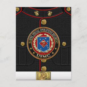 Carte Postale Régiment d'opérations spéciales marines (MSOR) [3D
