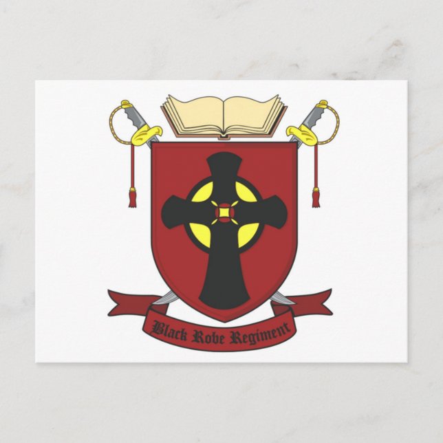 CARTE POSTALE RÉGIMENT ROBE NOIR (Devant)