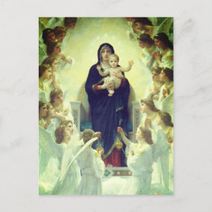 Carte Postale Regina Angelorum - William-Adolphe Bouguereau