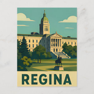 Carte Postale 🏛️ REGINA — Grandeur législative et patrimoine de
