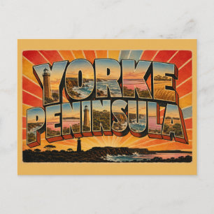 Carte Postale Région côtière de la péninsule de Yorke en Austral