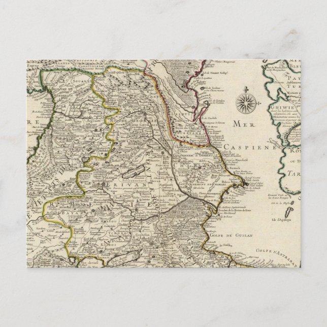 Carte Postale Région de la mer Caspienne (Devant)