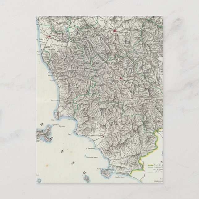 Carte Postale Région de Toscane Italie (Devant)