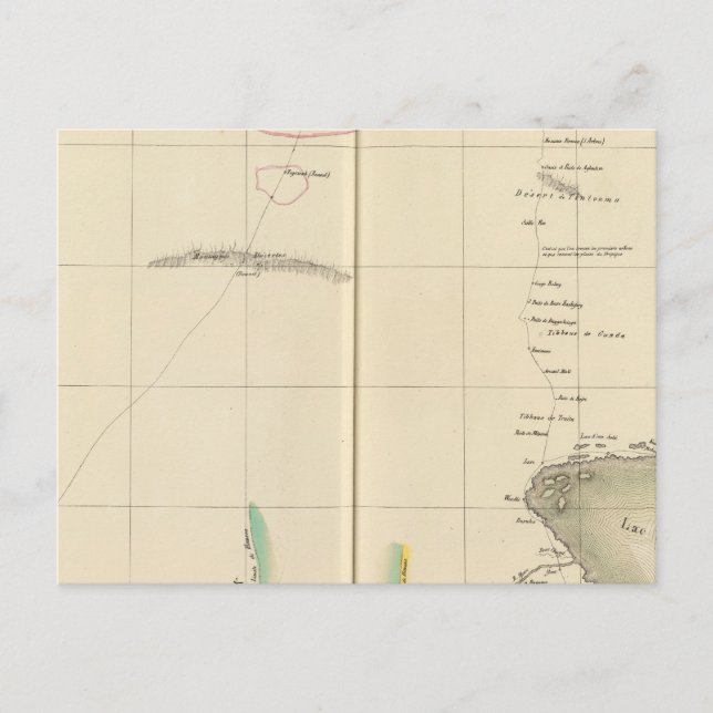 Carte Postale Région du lac Tchad, Afrique (Devant)