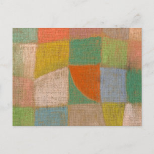 Carte Postale Région harmonisée, 1938 par Paul Klee