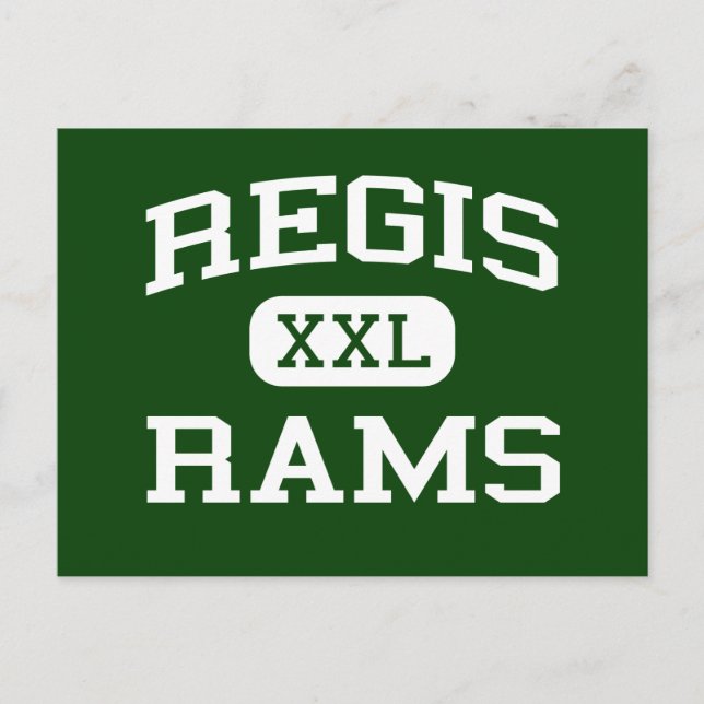 Carte Postale Regis - Rams - Regis High School - Stayton Oregon (Devant)
