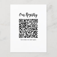 Registre de Mariage numérisable de code QR minimal