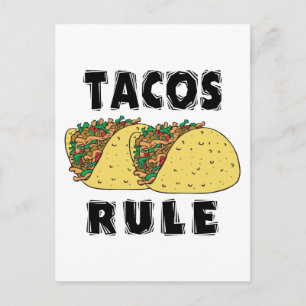 Carte Postale Règle des Tacos