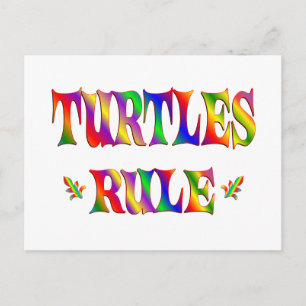CARTE POSTALE RÈGLE TURTLES