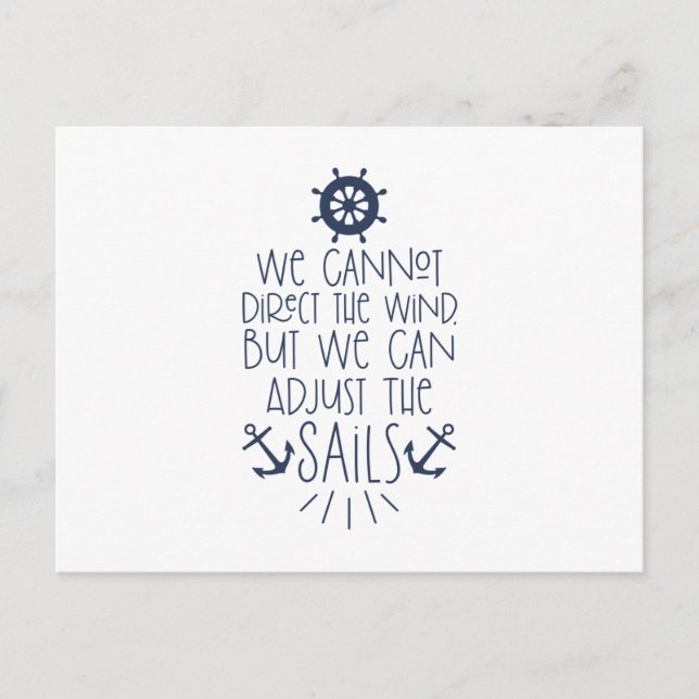 Carte Postale Régler Les Voiles (Devant)