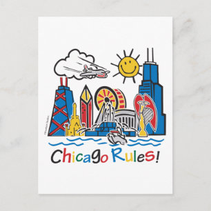 Carte Postale Règles de Chicago