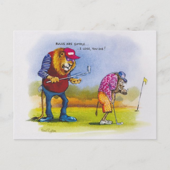 Carte Postale Règles simples (Devant)