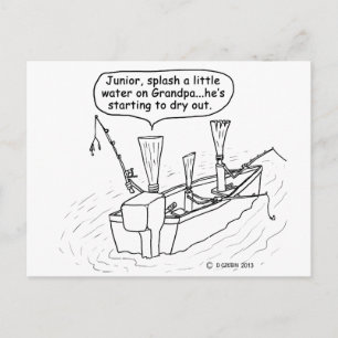 Carte Postale Règnes de pêche