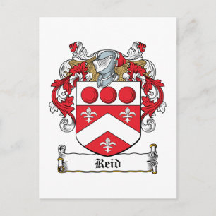Carte Postale Reid Family Crest