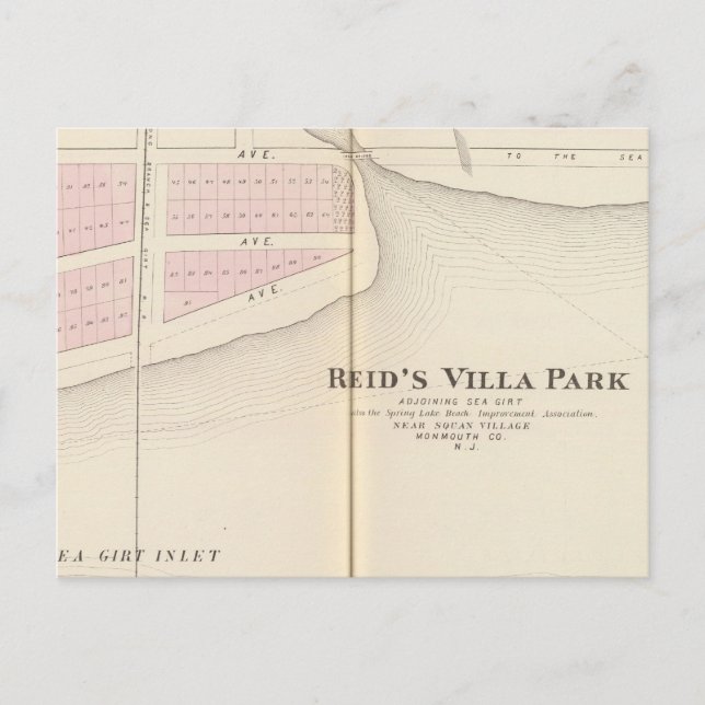 Carte Postale Reid's Villa Park, NJ (Devant)
