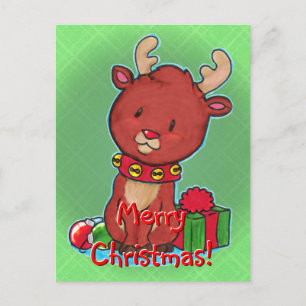 Carte postale Reindeer bébé