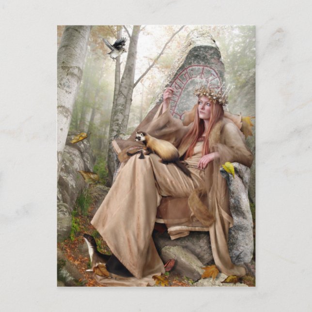 Carte postale Reine d'automne (Devant)