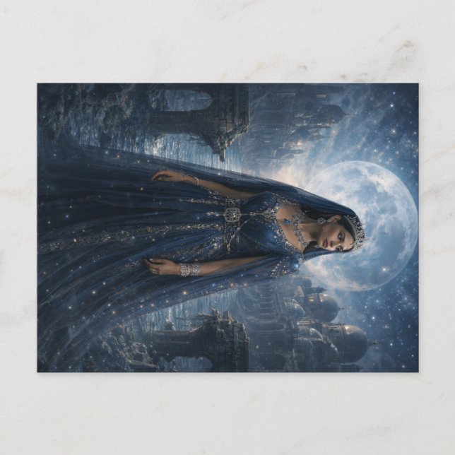 Carte Postale Reine de la nuit étoilée (Devant)