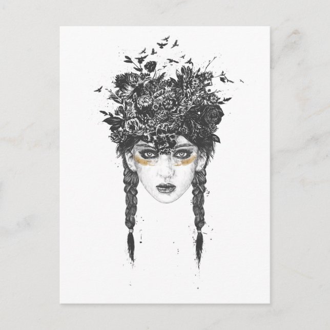 Carte Postale Reine de l'été (Devant)