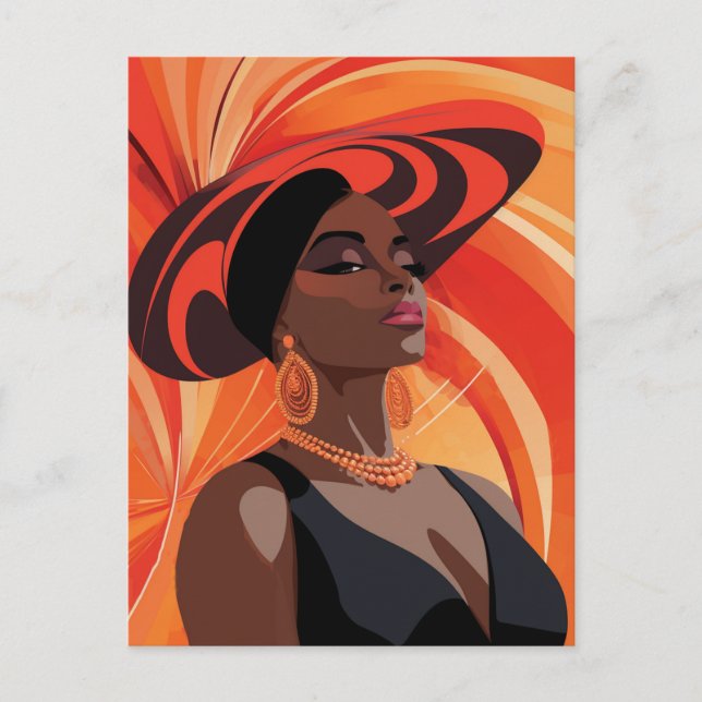 CARTE POSTALE REINE DE L'ÉTÉ #1 (Devant)