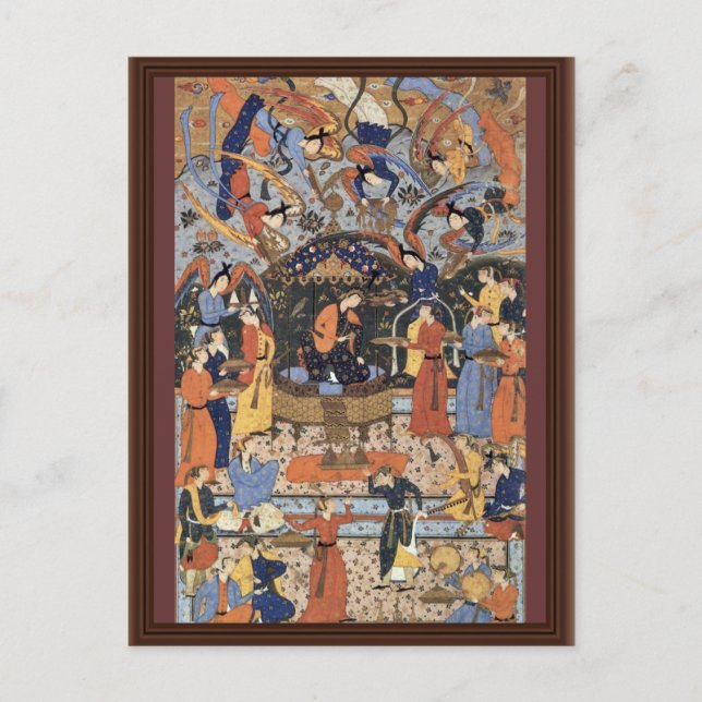 Carte Postale Reine De Sheba Par Persischer Meister (Meilleure Q (Devant)