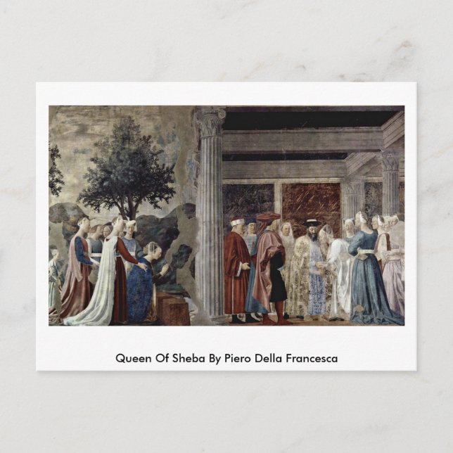 Carte Postale Reine De Sheba Par Piero Della Francesca (Devant)