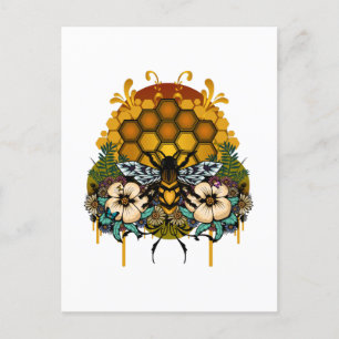 Carte Postale Reine des abeilles