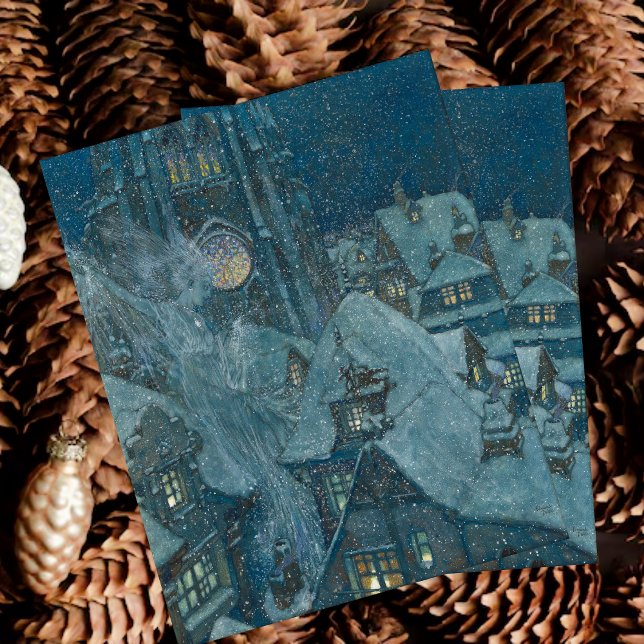 Carte Postale Reine des neiges vintage Edmund Dulac (Créateur téléchargé)