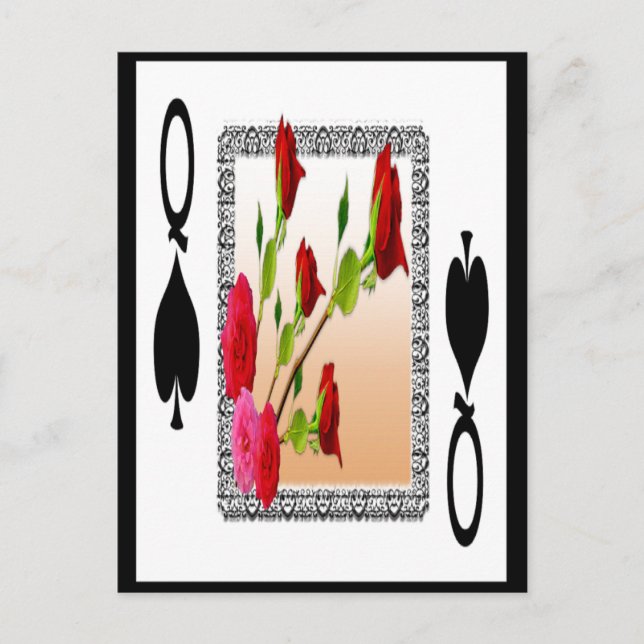 Carte Postale Reine des pique (Devant)