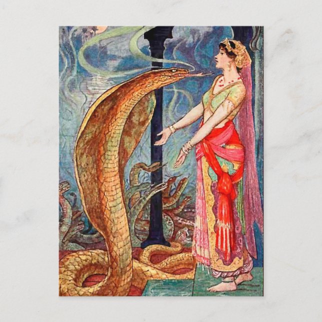 Carte Postale Reine des serpents (Devant)